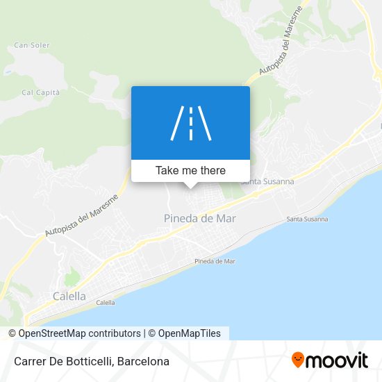 Carrer De Botticelli map