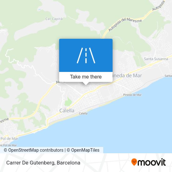 Carrer De Gutenberg map