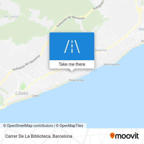 Carrer De La Biblioteca map