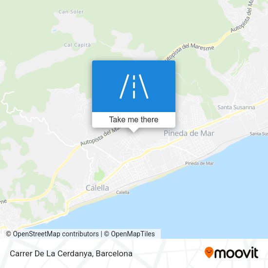 Carrer De La Cerdanya map