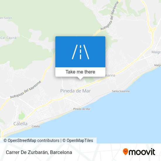 Carrer De Zurbarán map