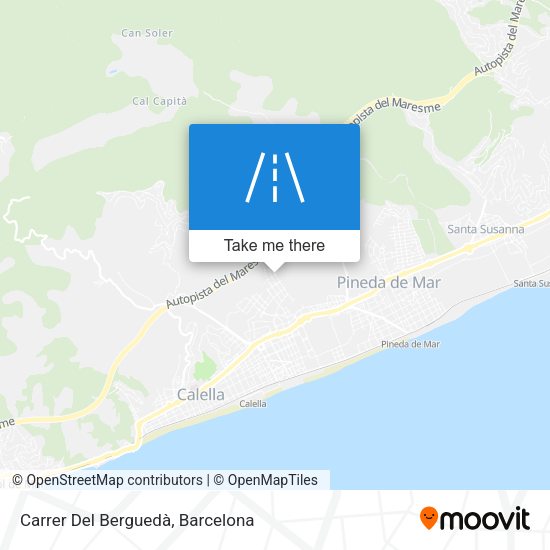 Carrer Del Berguedà map