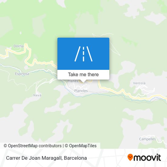 Carrer De Joan Maragall map