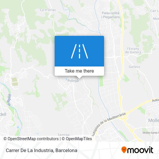 Carrer De La Industria map