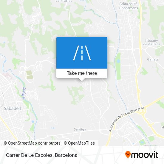 Carrer De Le Escoles map