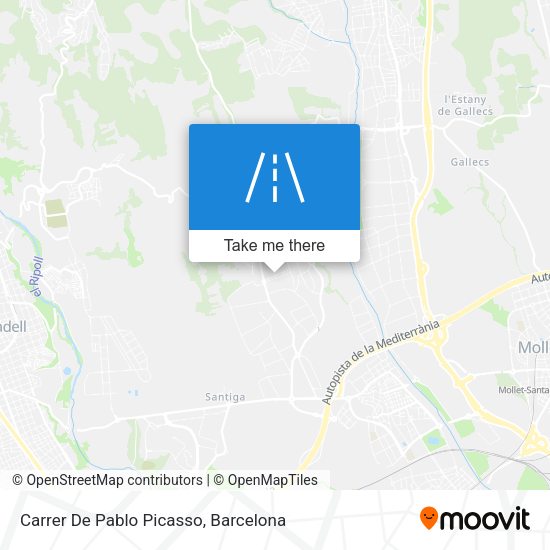 Carrer De Pablo Picasso map