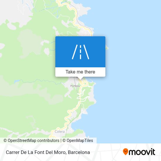 Carrer De La Font Del Moro map
