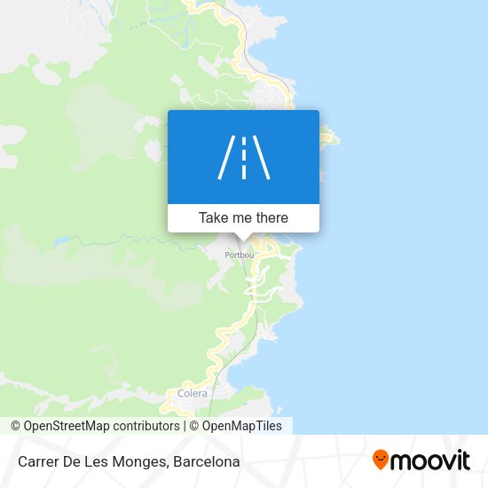 Carrer De Les Monges map