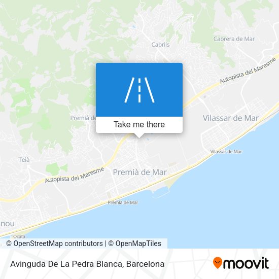 Avinguda De La Pedra Blanca map