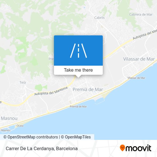 Carrer De La Cerdanya map