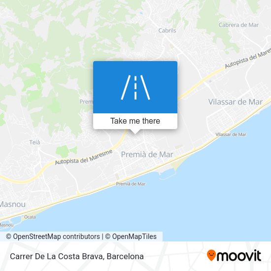 Carrer De La Costa Brava map