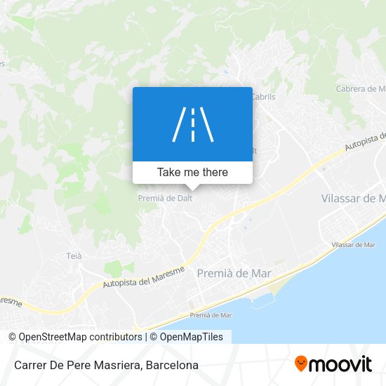 Carrer De Pere Masriera map