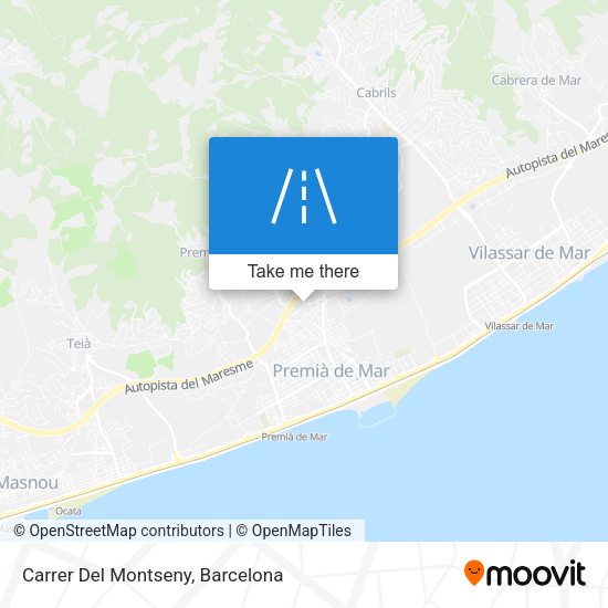Carrer Del Montseny map