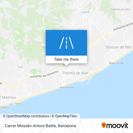 Carrer Mossèn Antoni Batlle map