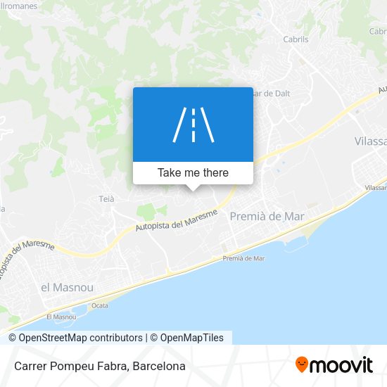 Carrer Pompeu Fabra map