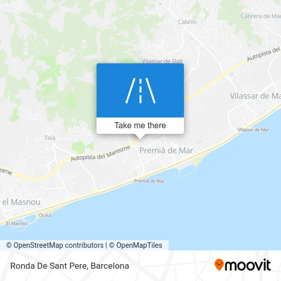 Ronda De Sant Pere map