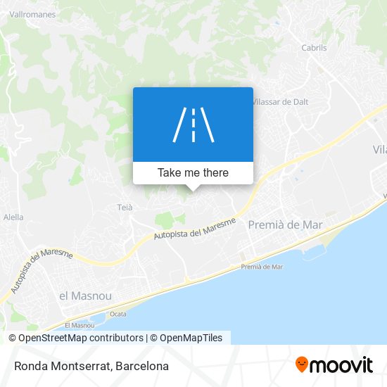 Ronda Montserrat map