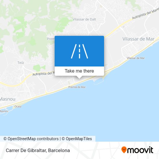 Carrer De Gibraltar map
