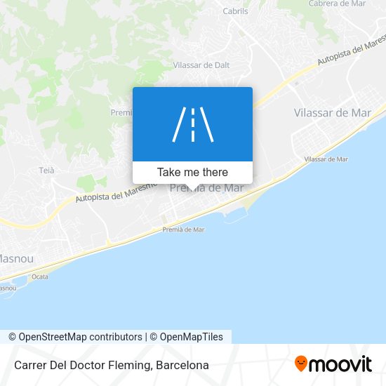 Carrer Del Doctor Fleming map