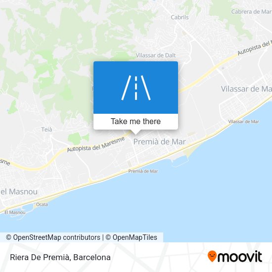 Riera De Premià map