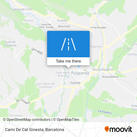 Camí De Cal Ginesta map