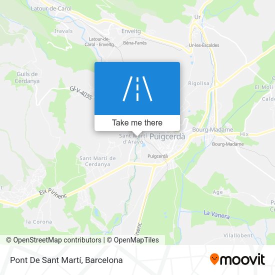 Pont De Sant Martí map