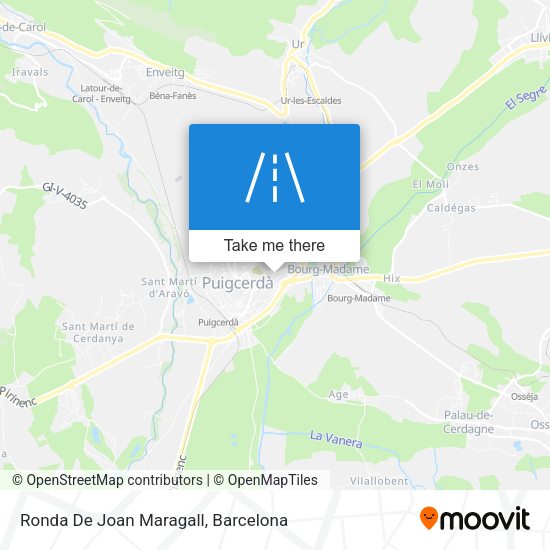 Ronda De Joan Maragall map