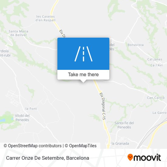 Carrer Onze De Setembre map