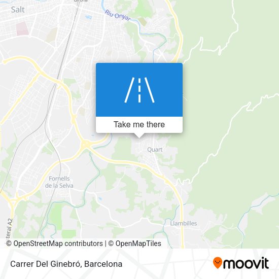 Carrer Del Ginebró map