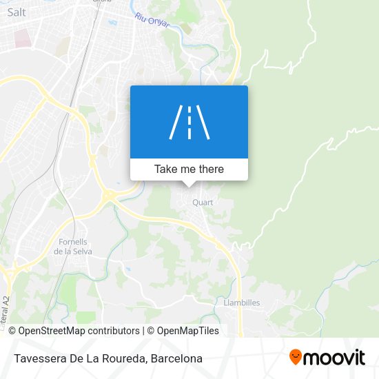 Tavessera De La Roureda map
