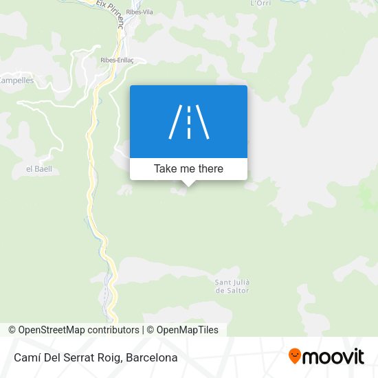Camí Del Serrat Roig map