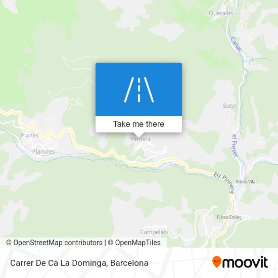 Carrer De Ca La Dominga map