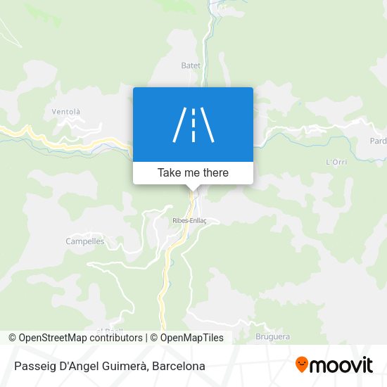 Passeig D'Angel Guimerà map