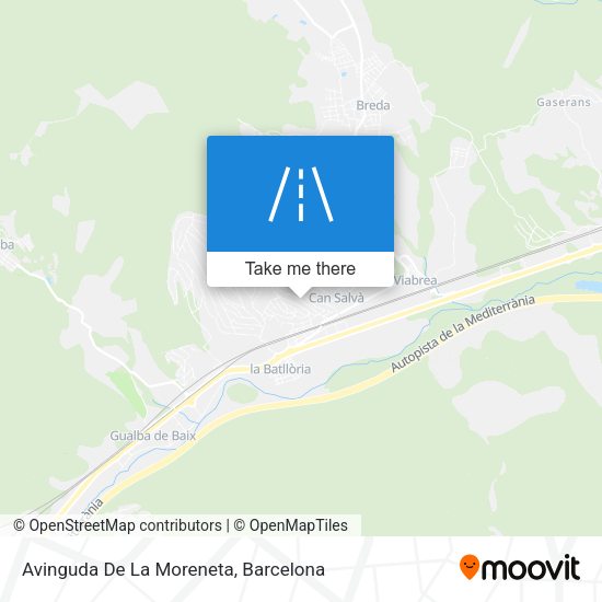 Avinguda De La Moreneta map
