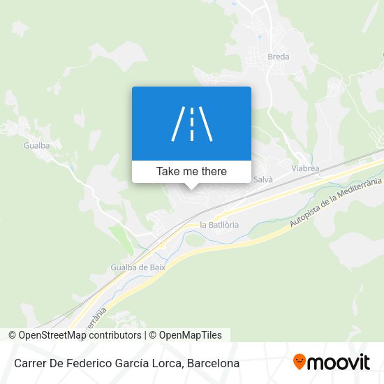 Carrer De Federico García Lorca map