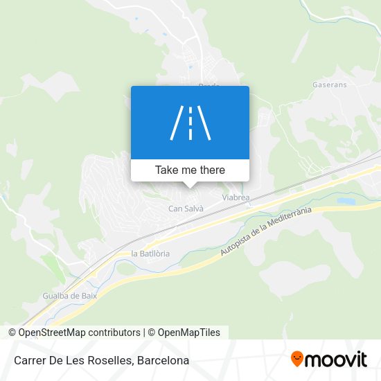 Carrer De Les Roselles map