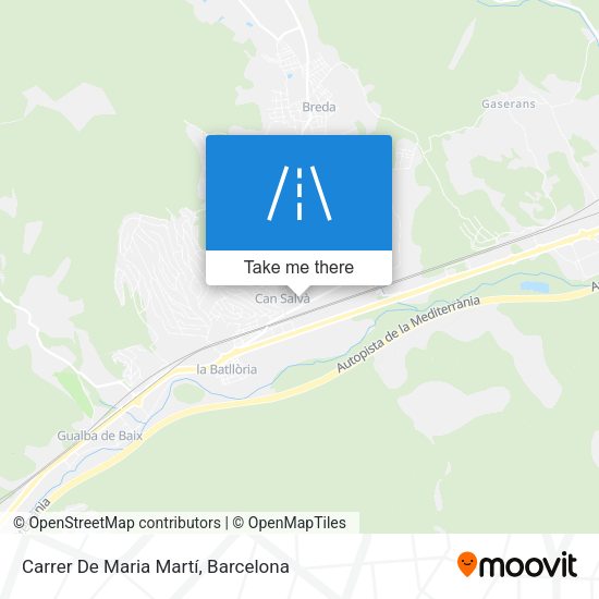 Carrer De Maria Martí map