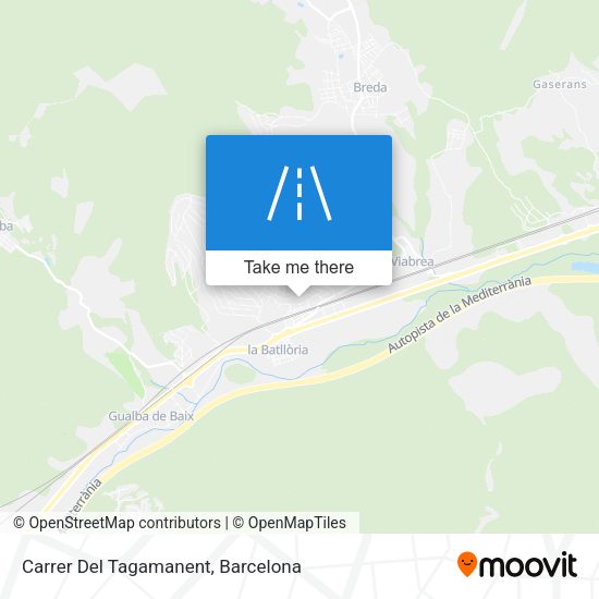 Carrer Del Tagamanent map