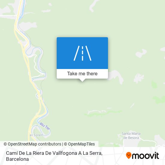 Camí De La Riera De Vallfogona A La Serra map