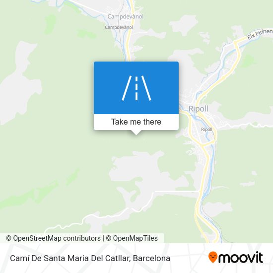 Camí De Santa Maria Del Catllar map