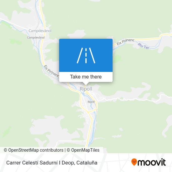 Carrer Celestí Sadurní I Deop map