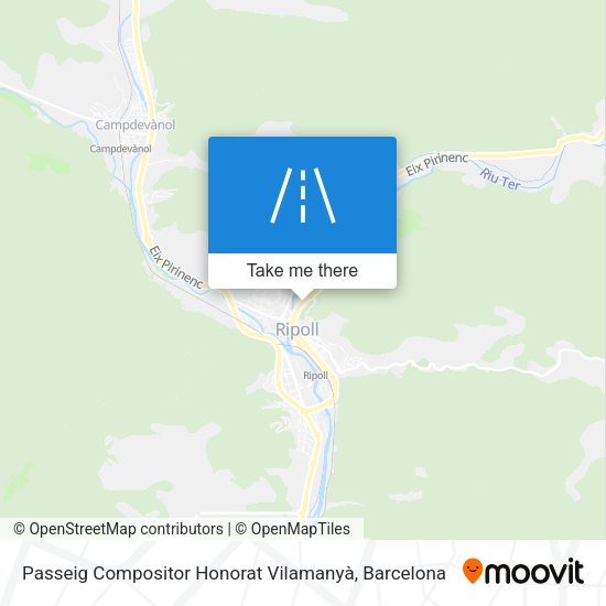 Passeig Compositor Honorat Vilamanyà map