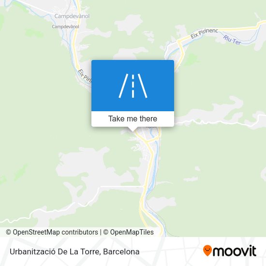Urbanització De La Torre map