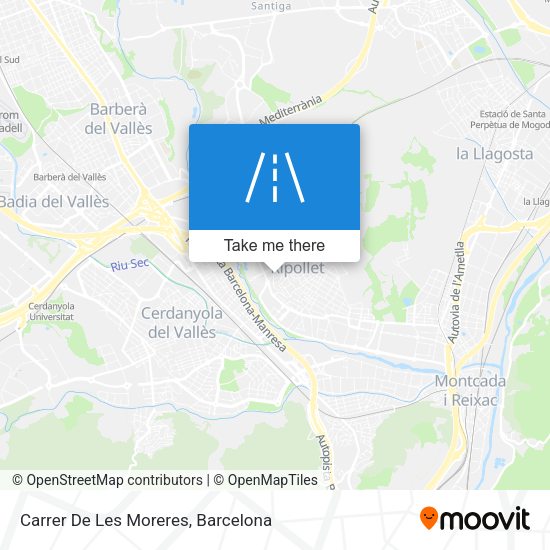Carrer De Les Moreres map