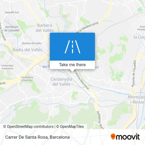 Carrer De Santa Rosa map