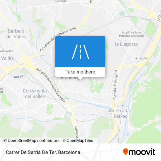 Carrer De Sarrià De Ter map