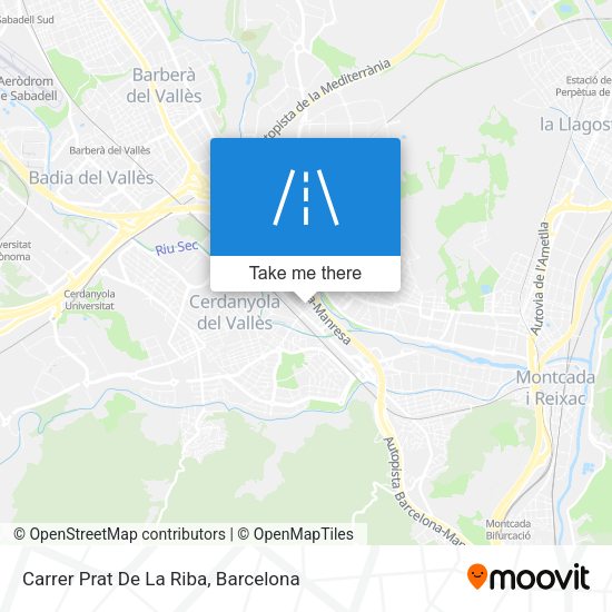 Carrer Prat De La Riba map