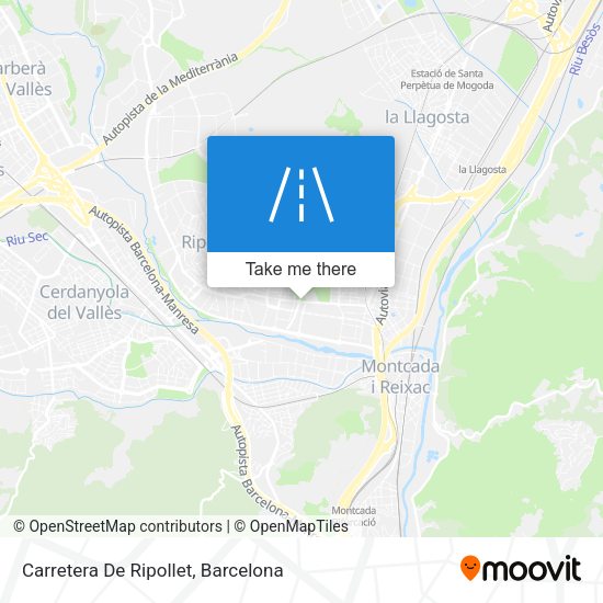 Carretera De Ripollet map