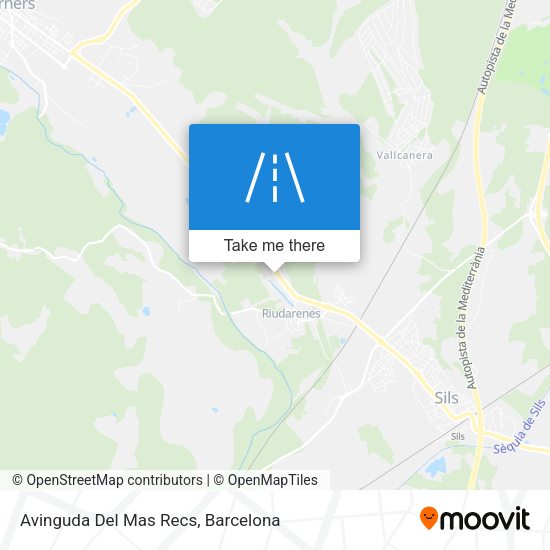 Avinguda Del Mas Recs map