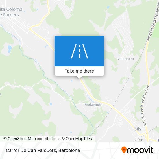 Carrer De Can Falquers map